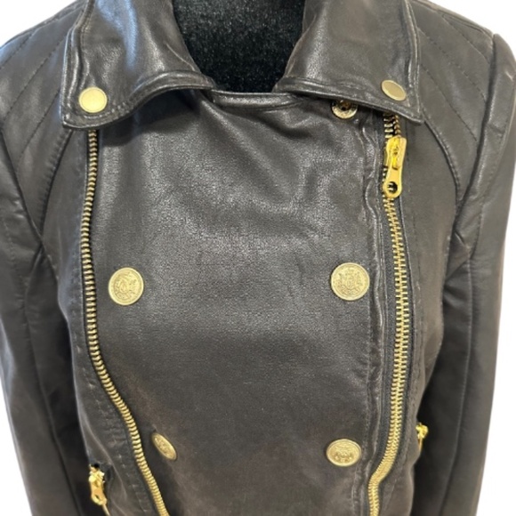 Free People We The Free Vegan Leather Moto Jacket - Picture 2 of 13